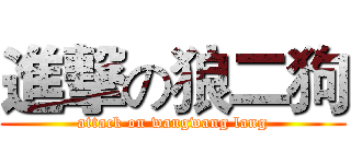 進撃の狼二狗 (attack on wangwang lang)