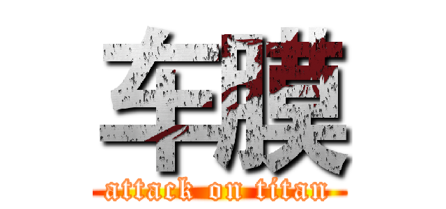 车膜 (attack on titan)