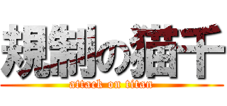 規制の猫千 (attack on titan)