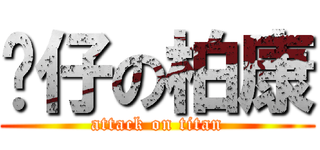 傻仔の柏康 (attack on titan)