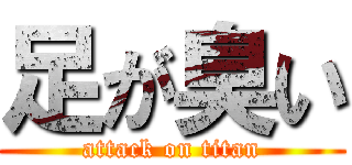 足が臭い (attack on titan)