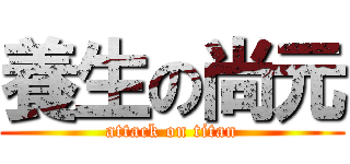 養生の尚元 (attack on titan)