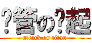 撸管の扯起 (attack on titan)