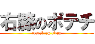 右膝のポテチ (attack on titan)