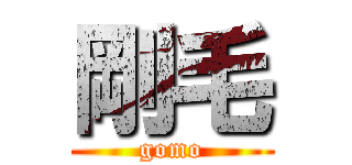 剛毛 (gomo)