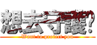 想去守護你 (Want to protect you)
