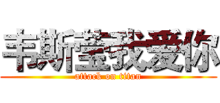 韦斯莹我爱你 (attack on titan)