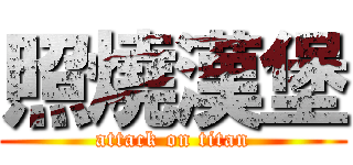 照燒漢堡 (attack on titan)