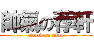 帥氣の荐軒 (attack on titan)