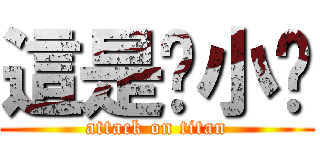 這是啥小啊 (attack on titan)