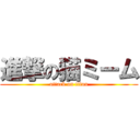 進撃の猫ミーム (attack on titan)