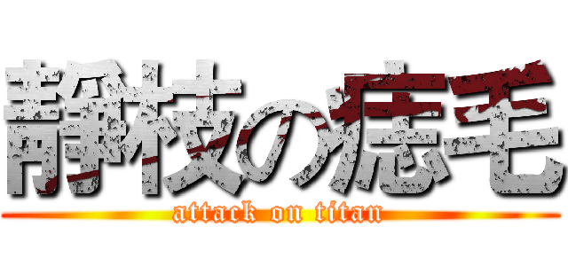 靜枝の痣毛 (attack on titan)