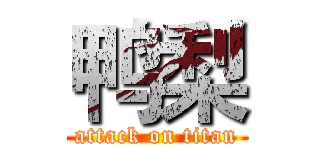 鸭梨 (attack on titan)