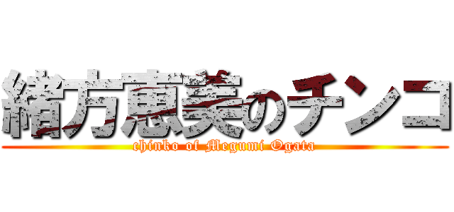 緒方恵美のチンコ (chinko of Megumi Ogata)