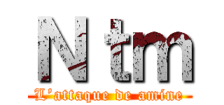Ｎｔｍ (L’attaque de amine)