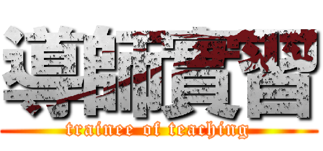 導師實習 (trainee of teaching)