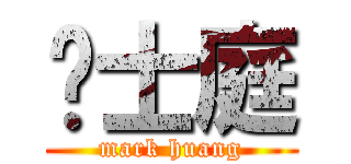 黃士庭 (mark huang)