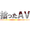 拾ったＡＶ ()