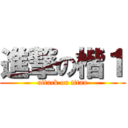 進撃の楷１ (attack on titan)