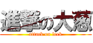 進撃の大葱 (attack on leek)