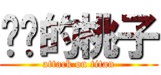 进击的桃子 (attack on titan)