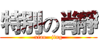 特別の肖靜 (xiao   jing)