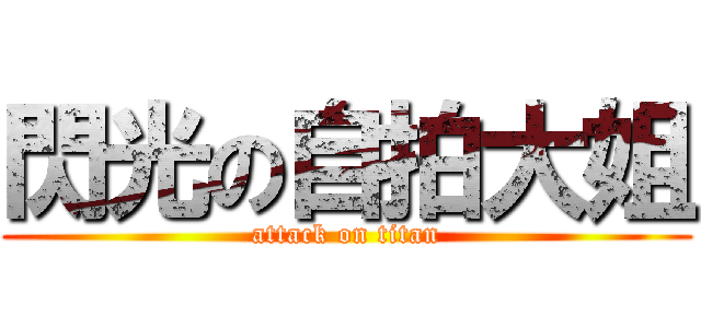 閃光の自拍大姐 (attack on titan)