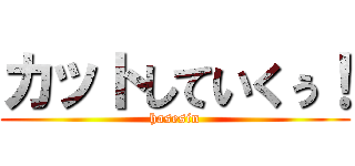 カットしていくぅ！ (hasesin)