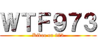 ＷＴＦ９７３ (Kikoo on 973)