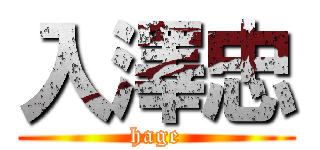 入澤忠 (hage)