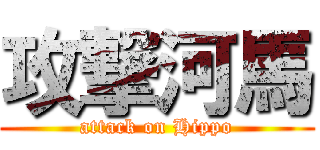 攻撃河馬 (attack on Hippo)