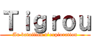 Ｔｉｇｒｏｕ (Au bataillon d’exploration)