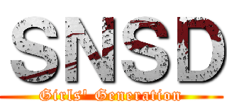 ＳＮＳＤ (Girls\' Generation)