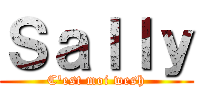 Ｓａｌｌｙ (C'est moi wesh)