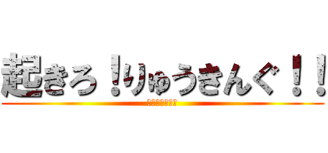 起きろ！りゅうきんぐ！！ (魚がまってるぞ)