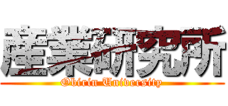 産業研究所 (Obirin University)