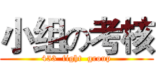 小组の考核 (453  fight  group)