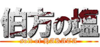 伯方の塩 (solt of HAKATA)