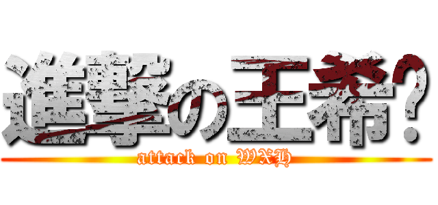 進撃の王希华 (attack on WXH)