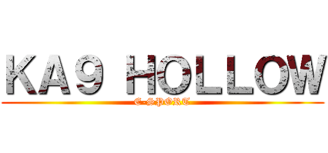 ＫＡ９ ＨＯＬＬＯＷ (E-SPORT)