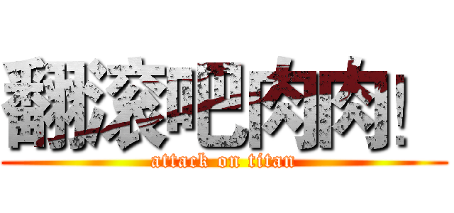 翻滚吧肉肉！ (attack on titan)