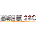高峰目 標 ２８Ｃ (attack on titan)