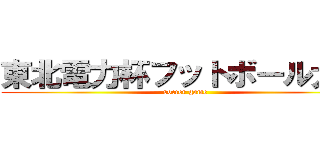 東北電力杯フットボール大会 (soccer game)