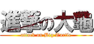 進撃の大龜 (attack on Big Turtle)