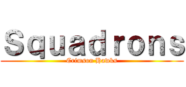 Ｓｑｕａｄｒｏｎｓ (Crimson Hawks)