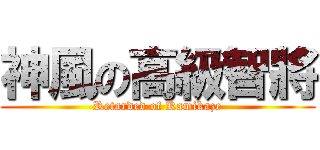 神風の高級智將 (Retarded of Kamikaze)