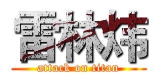 雷林炜 (attack on titan)