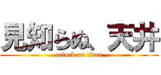 見知らぬ、天井 (attack on titan)