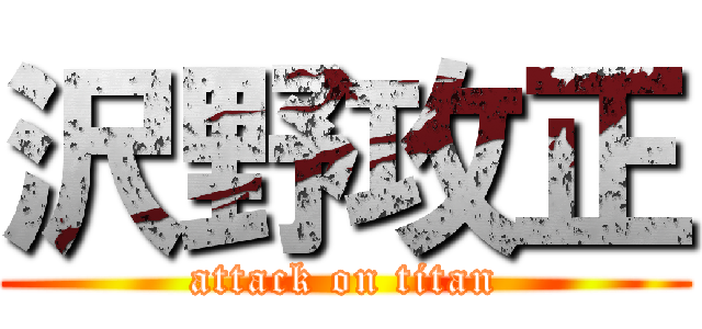 沢野攻正 (attack on titan)