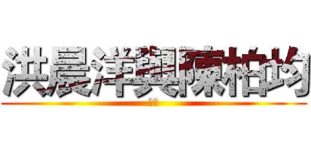 洪晨洋與陳柏均 (製作)